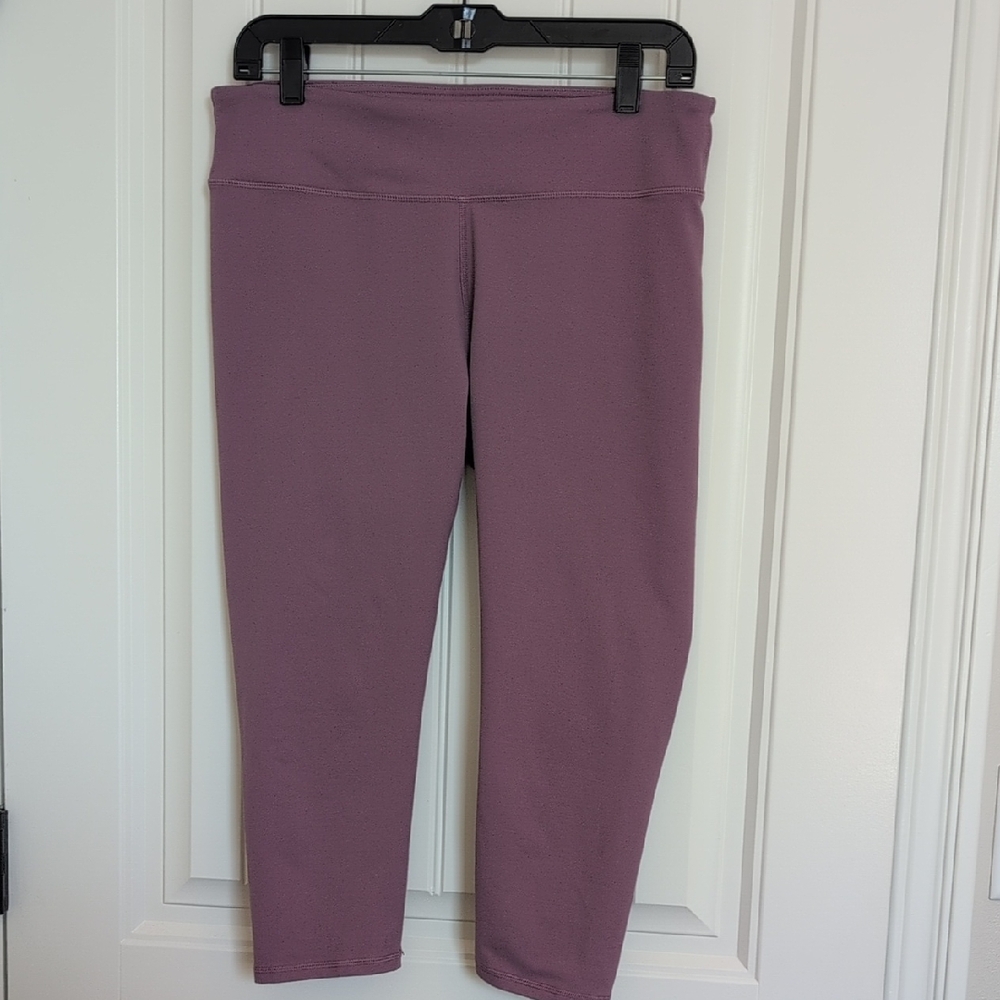 Purple High-Waisted Leggings